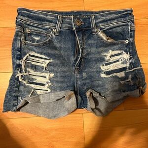 American eagle denim shorts